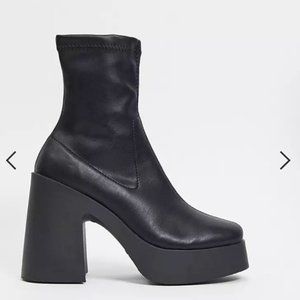 ASOS Elsie high heeled sock boot